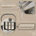 Signature Design by Ashley Sharstorm - Ensemble de tables d'appoint, table basse et 2 tables d'appoint, gris bicolore