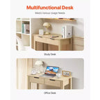 Bureau d'étude pour enfants avec deux tiroirs pour chambre à coucher Aspect bois compact