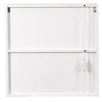GDFStudio Joyce - Armoire murale moderne de 23,6 po avec 2 portes en verre