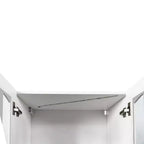 GDFStudio Joyce - Armoire murale moderne de 23,6 po avec 2 portes en verre