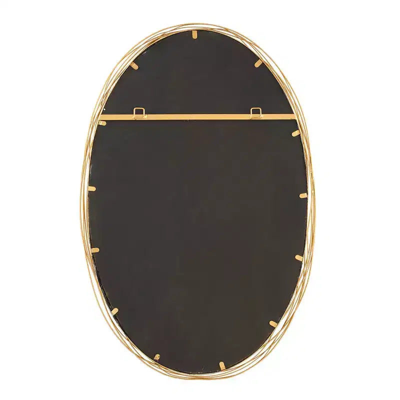 Miroir mural Uttermost Gillian or brossé vieilli 26 x 39