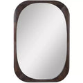 Uttermost Sheldon Dark Walnut Stain 26 x 38 Wall Mirror