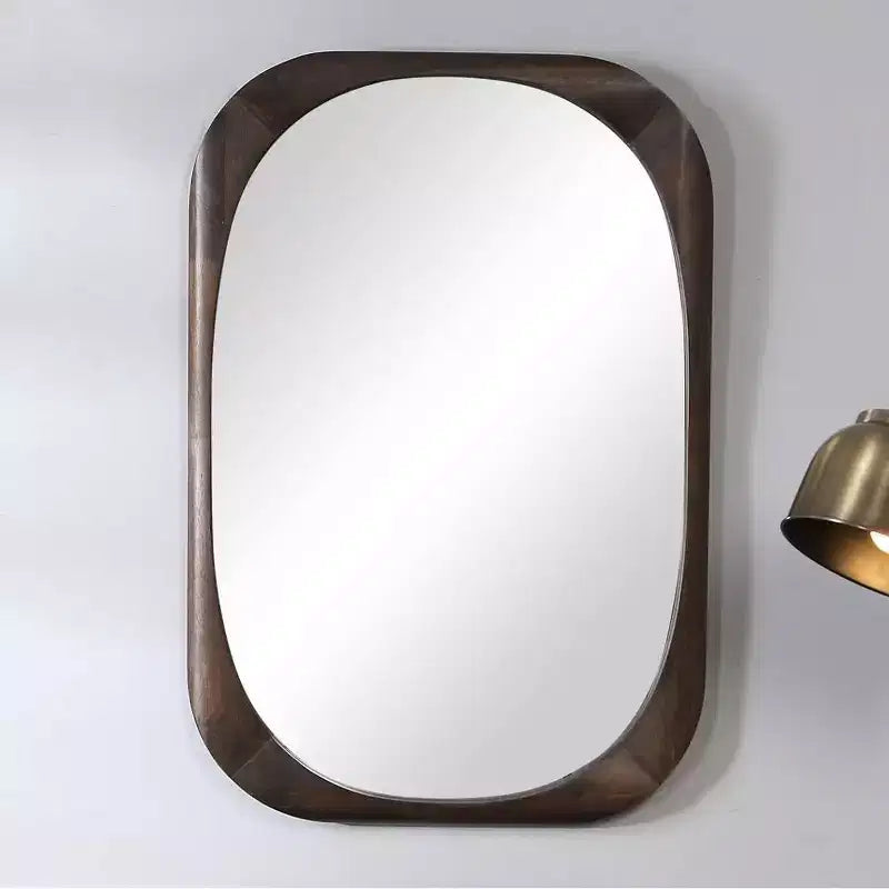 Miroir mural Uttermost Sheldon en noyer foncé 26 x 38