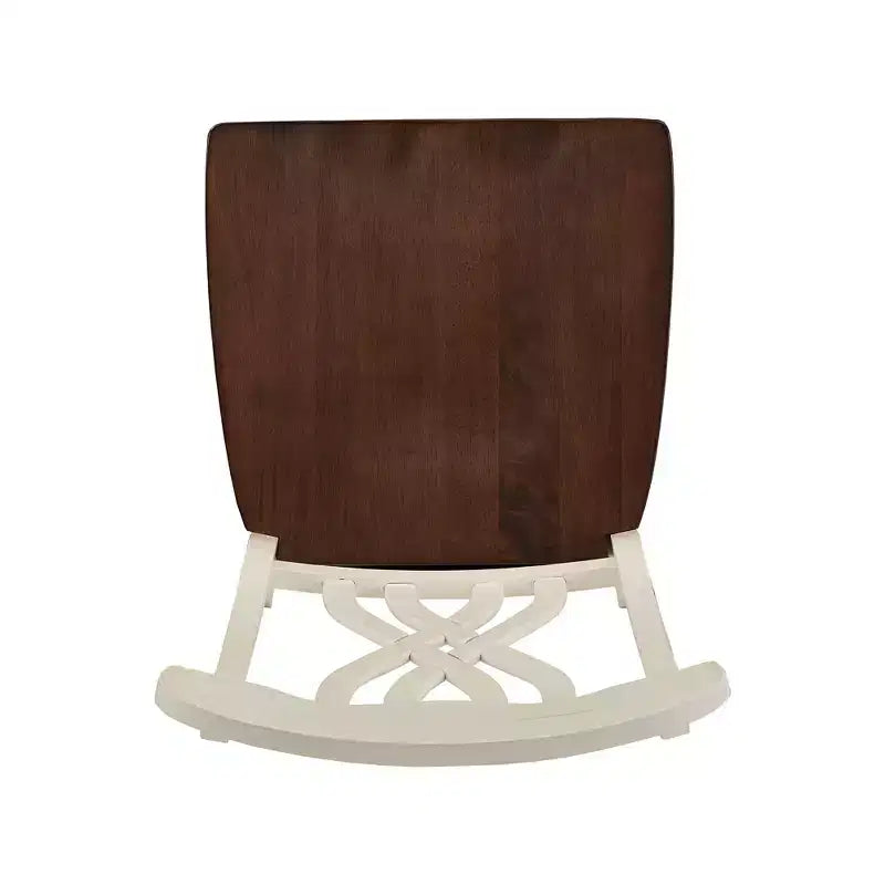 Chaises de salle à manger Ohana bicolores à dossier croisé (lot de 2) - iNSPIREQ