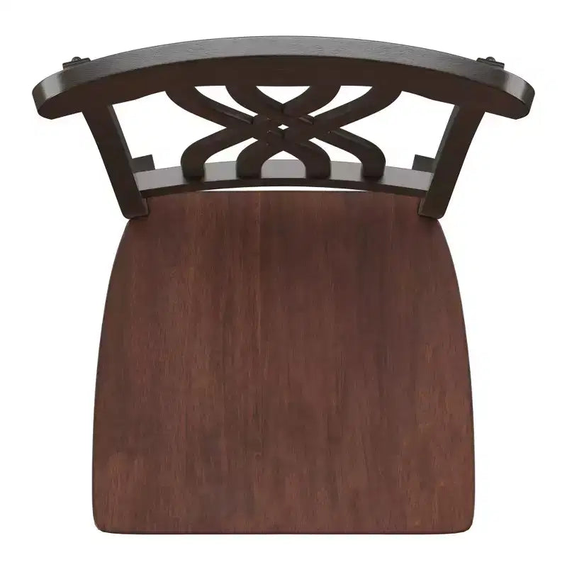 Chaises de salle à manger Ohana bicolores à dossier croisé (lot de 2) - iNSPIREQ