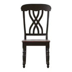 Ohana Two-Tone Antique Cross Back Dining Chairs (Set of 2) - iNSPIREQ