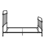 Lit double Rivington Graceful Lines victorien en métal – Noir – iNSPIRE Q
