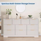Commode en bois avec poignées métalliques pour salon, couloir, entrée