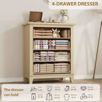 Commode en bois avec poignées métalliques pour salon, couloir, entrée