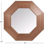 Miroir Lacarlo Octagan en bois - CMI4003 - Safavieh Couture