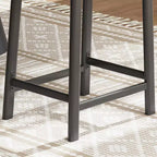 Tabourets de Bar, Lot de 2 ou 4 Chaises de Bar, Tabourets de Bar Selle avec Surface Courbée, Rembourrage Épais de 8 cm, pour Cuisine, Salle à Manger, Café