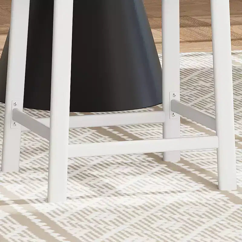 Tabourets de Bar, Lot de 2 ou 4 Chaises de Bar, Tabourets de Bar Selle avec Surface Courbée, Rembourrage Épais de 8 cm, pour Cuisine, Salle à Manger, Café