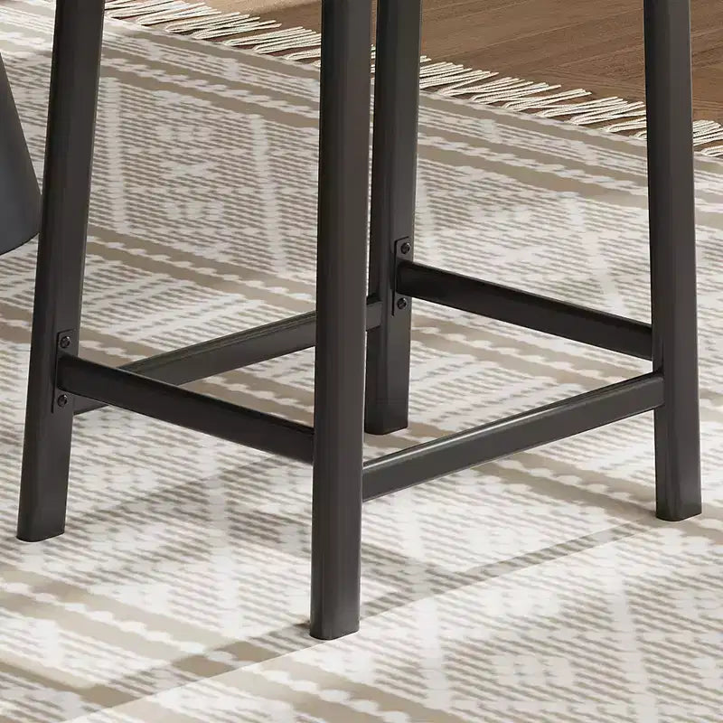 Tabourets de Bar, Lot de 2 ou 4 Chaises de Bar, Tabourets de Bar Selle avec Surface Courbée, Rembourrage Épais de 8 cm, pour Cuisine, Salle à Manger, Café