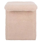 Pouf en tissu Teddy Tessabella - SFV5799 - Safavieh Couture