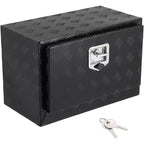 Underbody Truck Tool Box, Aluminum Diamond Plate Lockable Storage Box, Waterproof T-Handle Latch