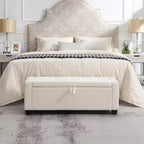 GDFStudio Norwyn Pouf de rangement rembourré 48