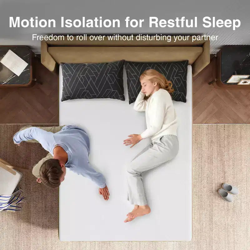 Novilla Matelas en Mousse à Mémoire de Forme Gel Rafraîchissant, Moyennement Ferme, 10/12/14 Pouces, Livré dans une Boîte, pour Soulager la Pression