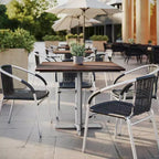 Plateau de table Flash Furniture Acadia TopGuard HPL, bord sans couture, résistant aux rayures et aux taches, qualité commerciale