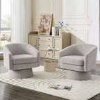 Fauteuil pivotant à 360° pour la lecture avec rangement caché, fauteuil de salon rotatif en tissu chenille pour le salon, la chambre et le bureau à domicile