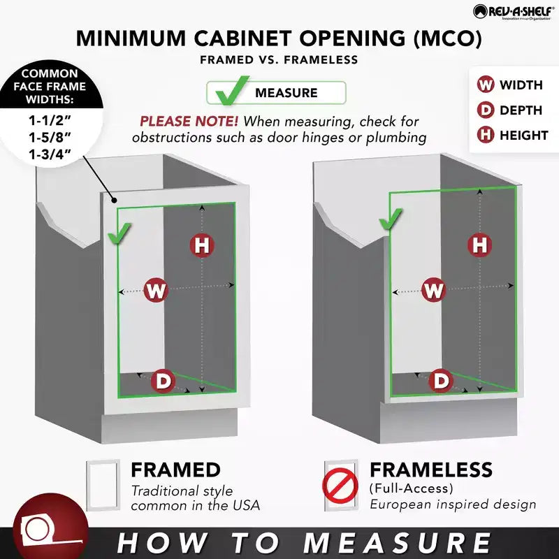 Organisateur de rangement coulissant Rev-A-Shelf 5 pour armoires de cuisine murales, étagères réglables coulissantes pour épices ou conserves, bois et chrome, 448-WC-5C