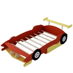 Lit Plateforme Luxystar en Forme de Voiture de Course avec Roues pour Chambre d'Enfant