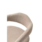 Manhattan Comfort Lot de 2 Chaises de Salle à Manger Rembourrées Modernes en Tweed Aspen Poussière d'Or