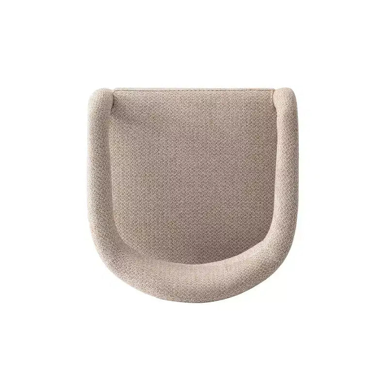 Manhattan Comfort Lot de 2 Chaises de Salle à Manger Rembourrées Modernes en Tweed Aspen Poussière d'Or