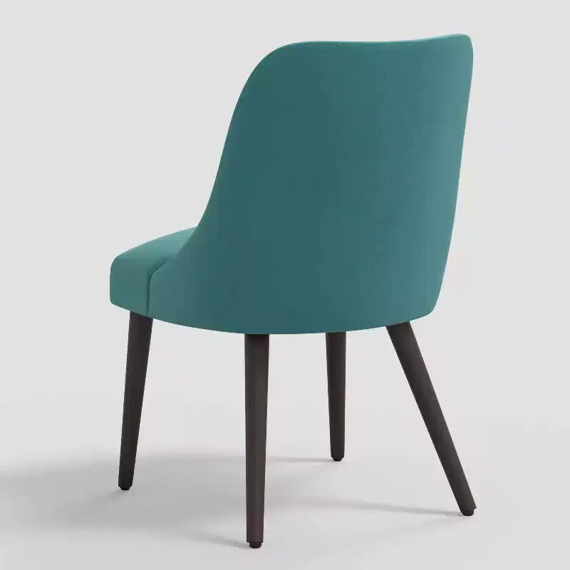 Skyline Furniture Tara Chaise de Salle à Manger Velours Paon