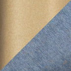 Banc LumiSource Daniella Or/Tissu Bleu