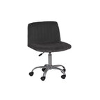 Linon Stratton Office Chair Gray