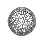 Christopher Knight Home Miles Table d'appoint moderne en aluminium en forme de tambour, nickel argenté