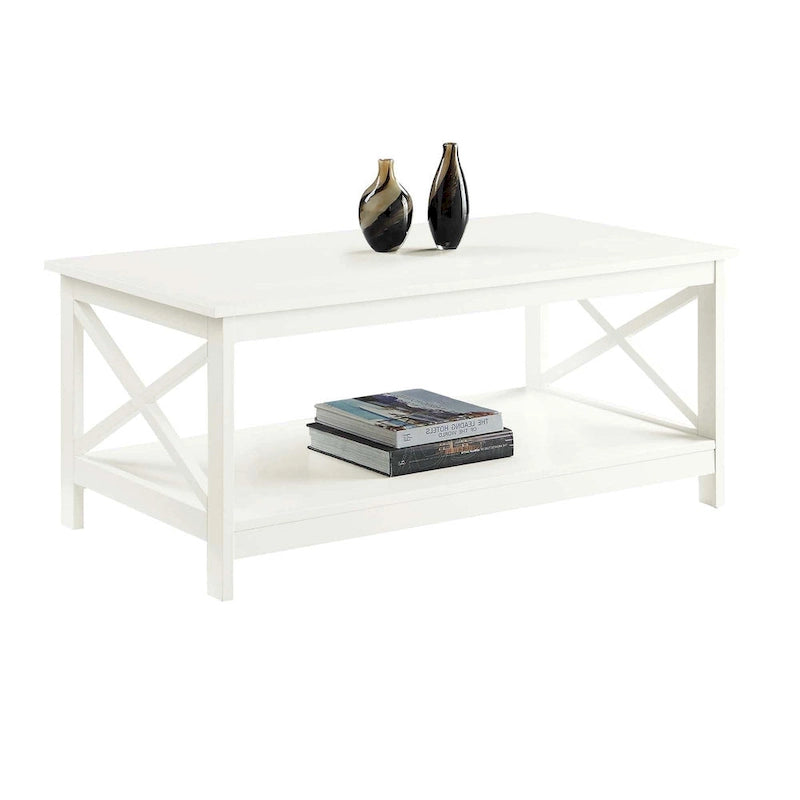 Table basse Oxford avec étagère Convenience Concepts