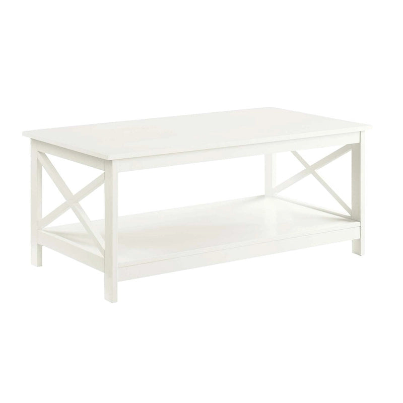 Table basse Oxford avec étagère Convenience Concepts