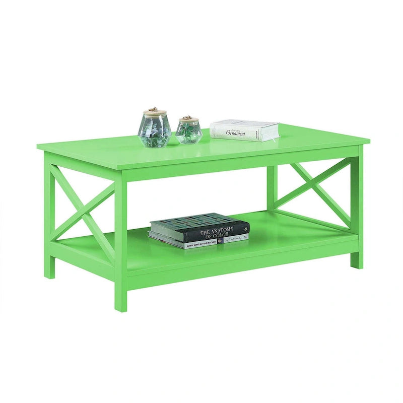 Table basse Oxford avec étagère Convenience Concepts