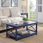 Table basse Oxford avec étagère Convenience Concepts