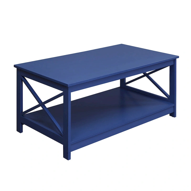 Table basse Oxford avec étagère Convenience Concepts