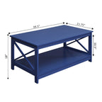 Table basse Oxford avec étagère Convenience Concepts