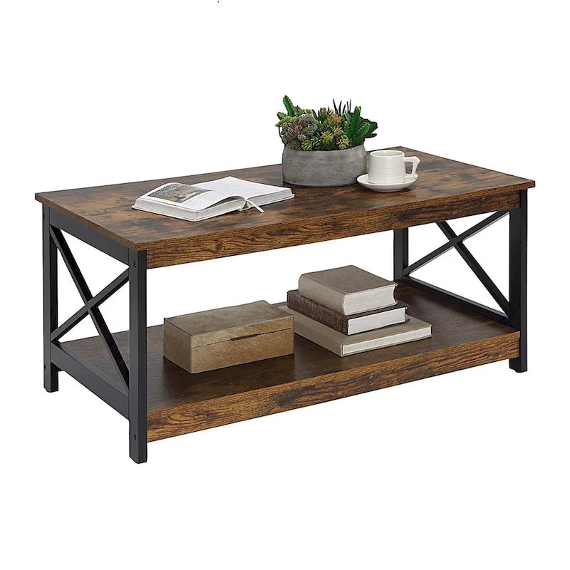 Table basse Oxford avec étagère Convenience Concepts
