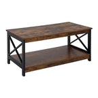 Table basse Oxford avec étagère Convenience Concepts
