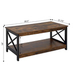 Table basse Oxford avec étagère Convenience Concepts