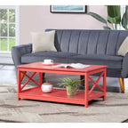 Table basse Oxford avec étagère Convenience Concepts