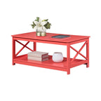 Table basse Oxford avec étagère Convenience Concepts