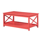 Table basse Oxford avec étagère Convenience Concepts