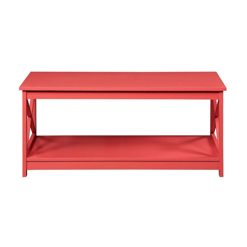 Table basse Oxford avec étagère Convenience Concepts