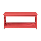 Table basse Oxford avec étagère Convenience Concepts