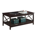 Table basse Oxford avec étagère Convenience Concepts