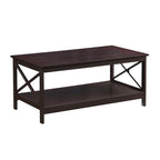 Table basse Oxford avec étagère Convenience Concepts