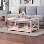 Table basse Oxford avec étagère Convenience Concepts