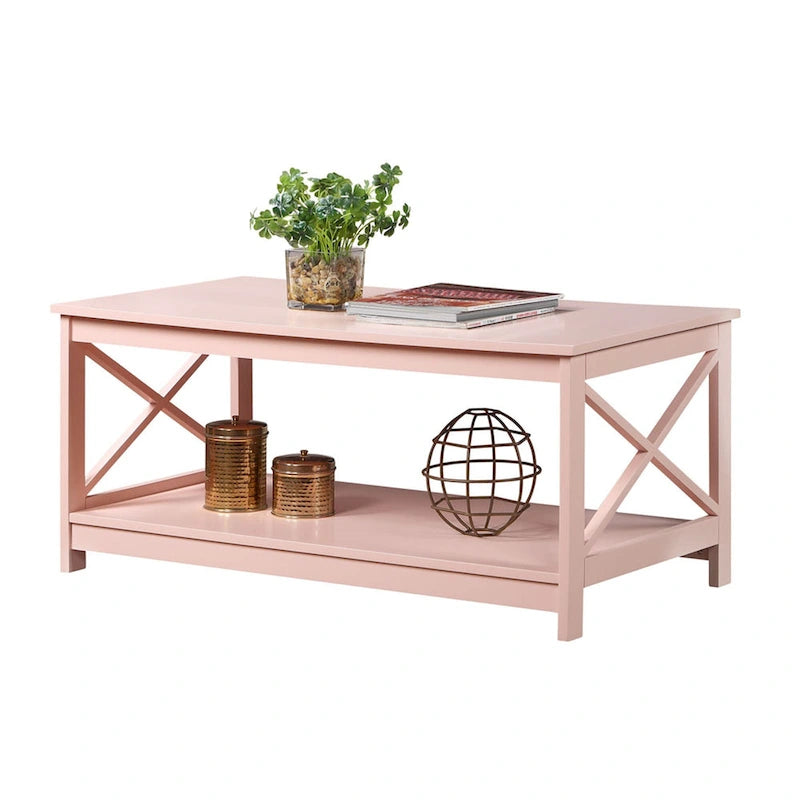 Table basse Oxford avec étagère Convenience Concepts