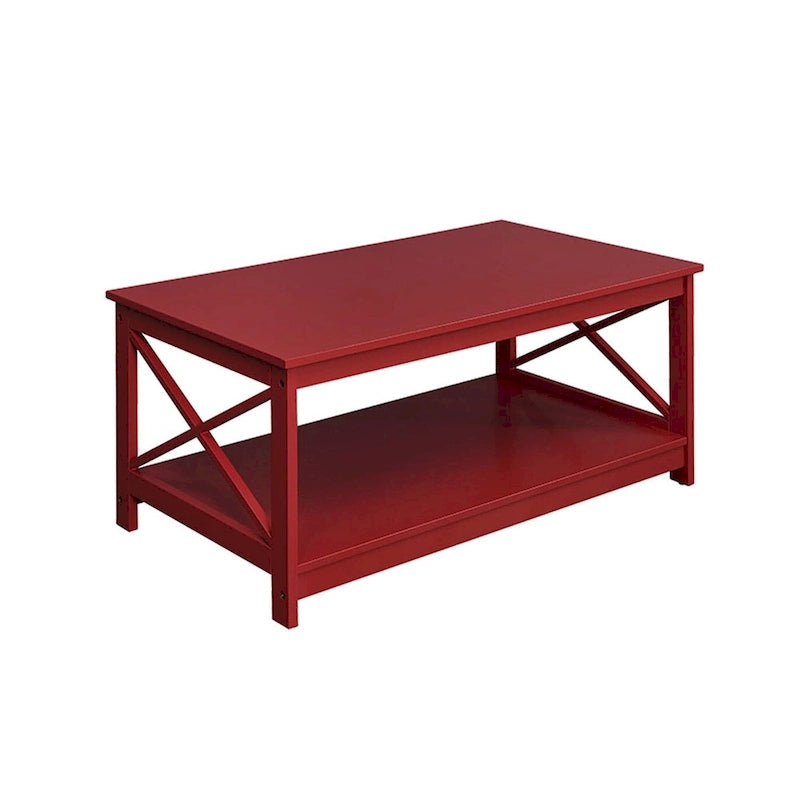 Table basse Oxford avec étagère Convenience Concepts